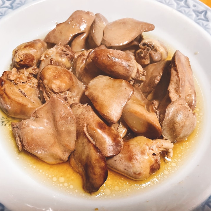 濃厚!鶏レバーの甘辛煮